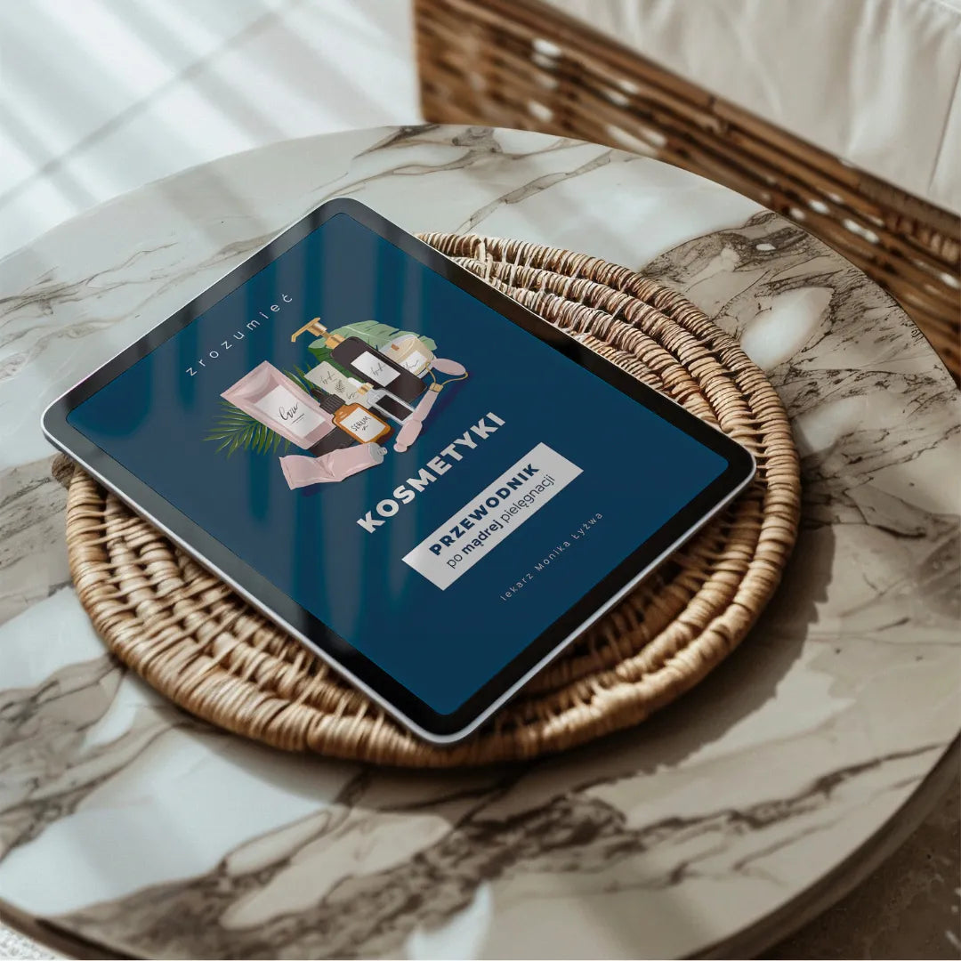 E-book Zrozumieć Kosmetyki Doktor Monika na ekranie tabletu